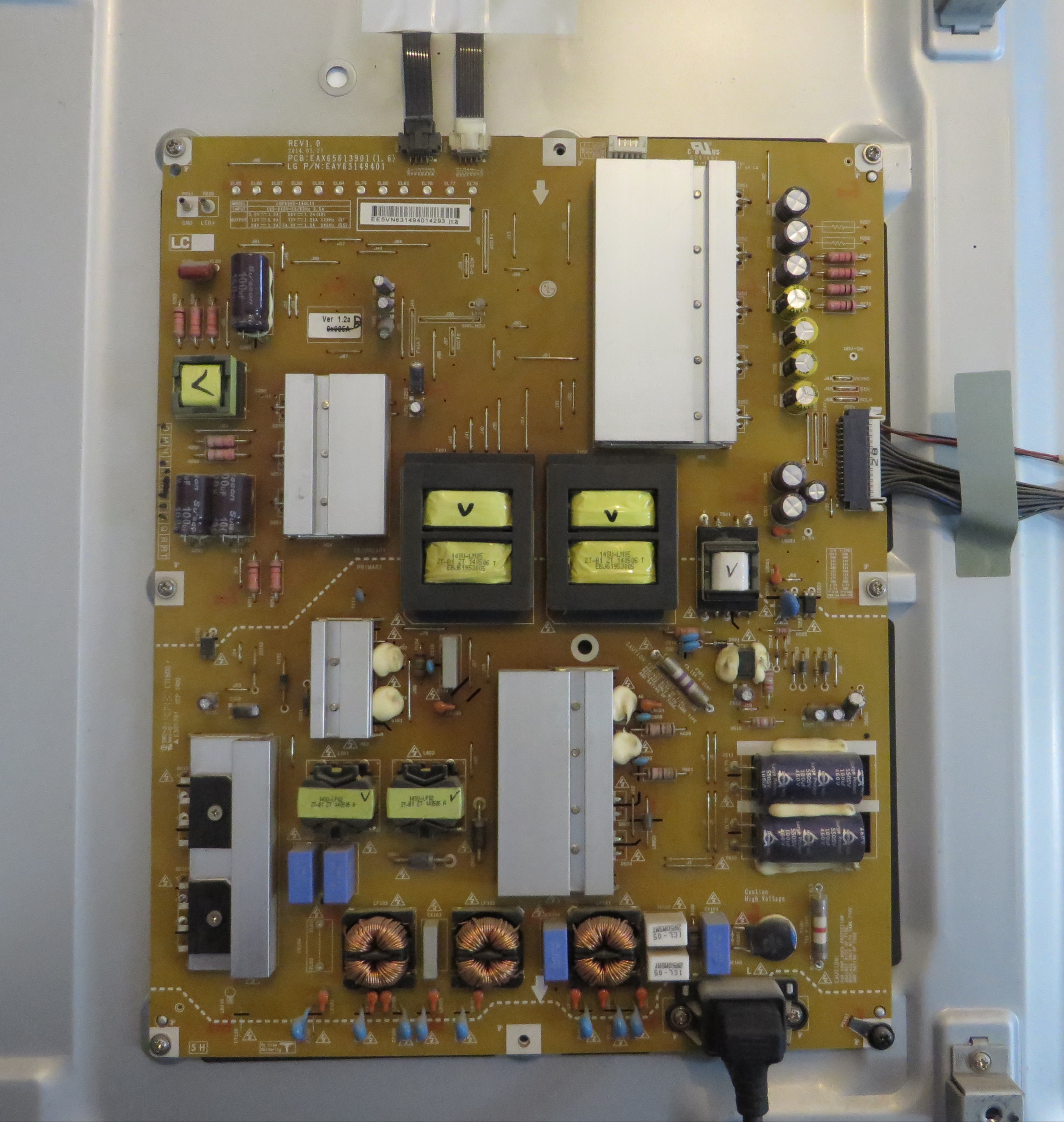 برد تغذیه ال ای دی الجی مدل 55UB85000